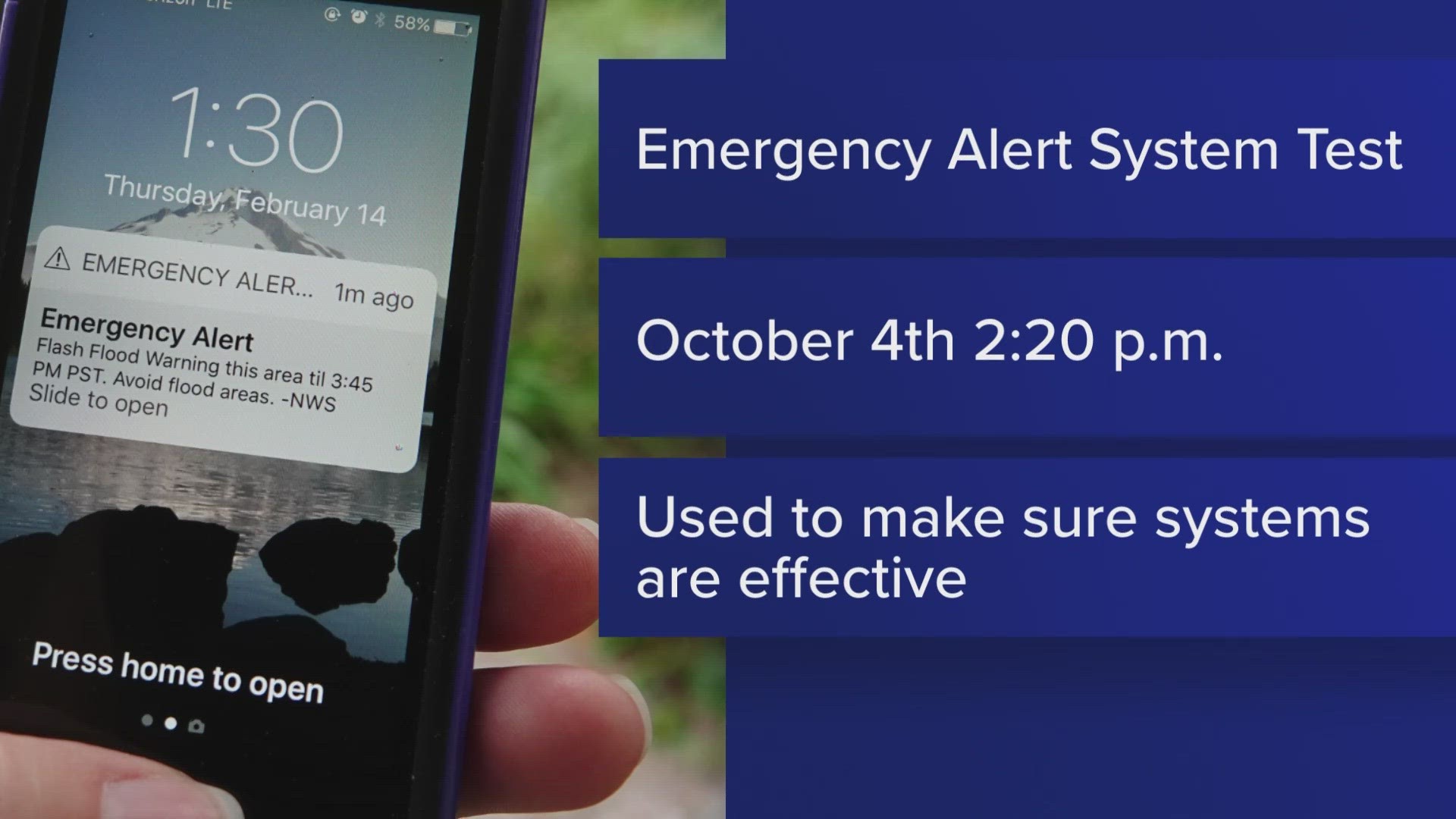 FEMA to Send Emergency Alert TEST to ALL TVs, Radios and Cell Phones Oct.  4th