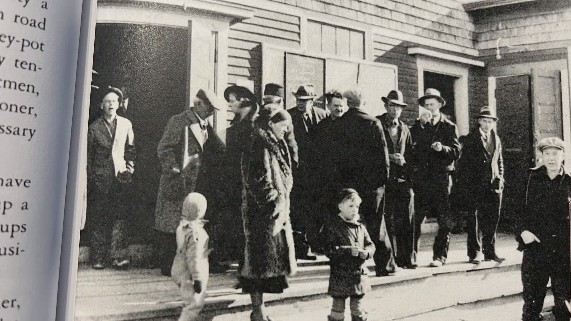 The historical society decided to reprint 500 copies of Maine author John Gould's book, "The New England Town Meeting-Safeguard of Democracy."