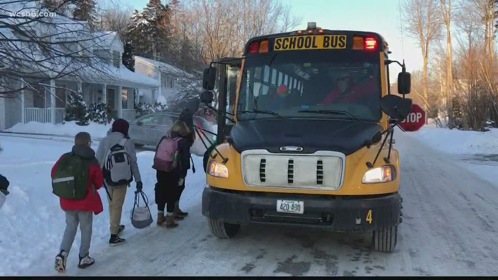 Some Schools Cancel Because of Frozen Pipes; Bus Problems