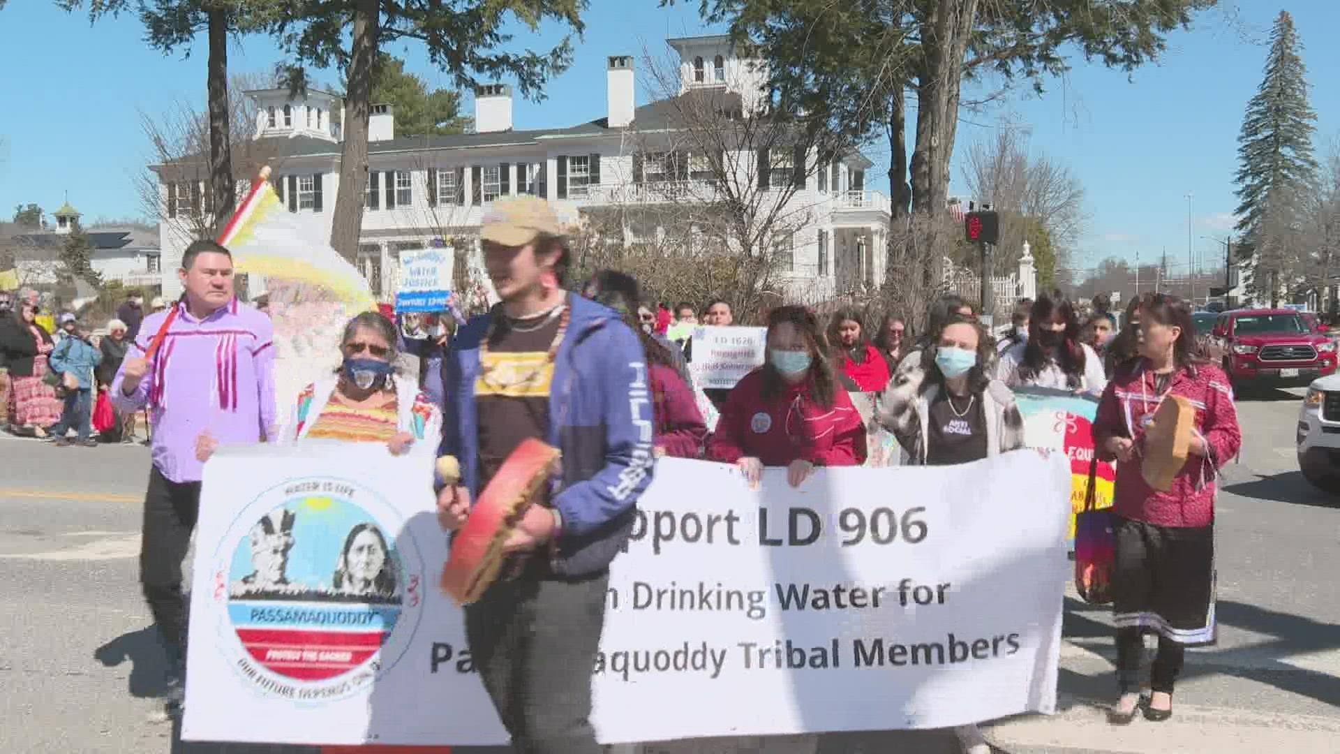 A bill in the legislature aims to give Passamaquoddy people at Pleasant Point jurisdiction over their drinking water, which they say has been contaminated for years.