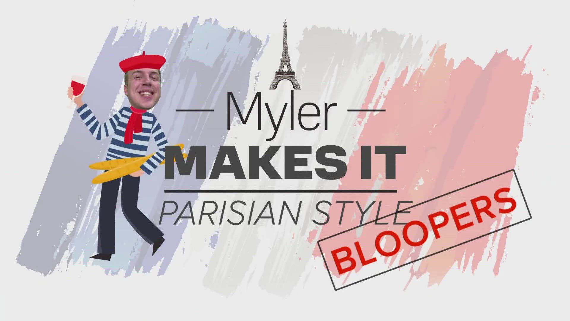 By now, it's pretty clear Aaron Myler has a lot of fun with Myler Makes It, and so do people who work with him. Here are a few outtakes that didn't make air. Enjoy!