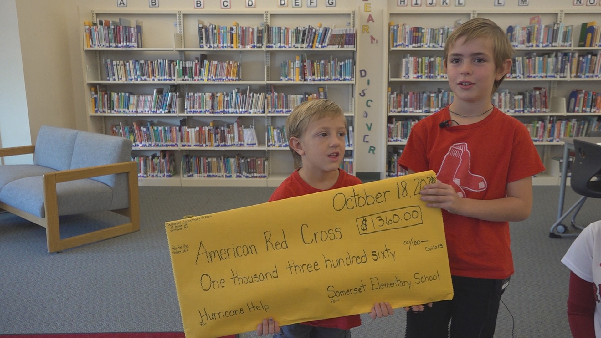 Hartland, Maine elementary school raises hurricane relief funds