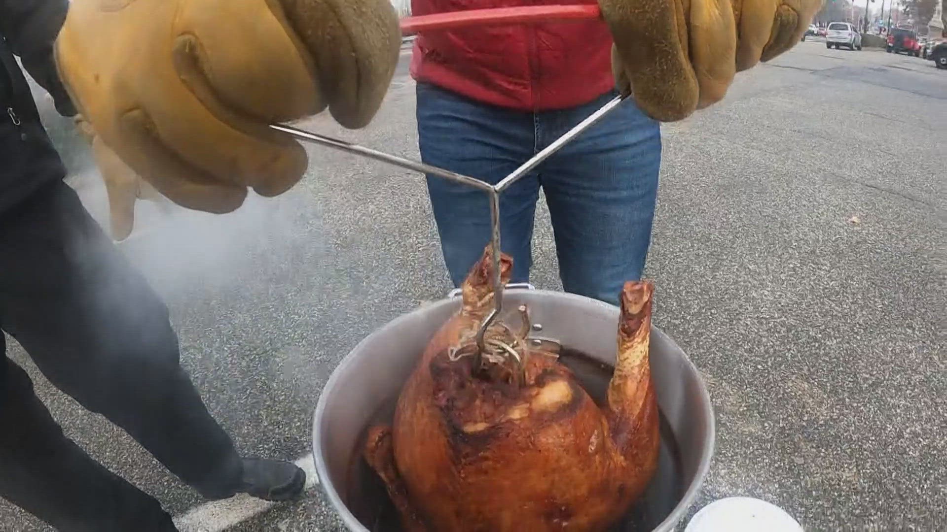 How to Deep-Fry a Turkey + Safety Tips