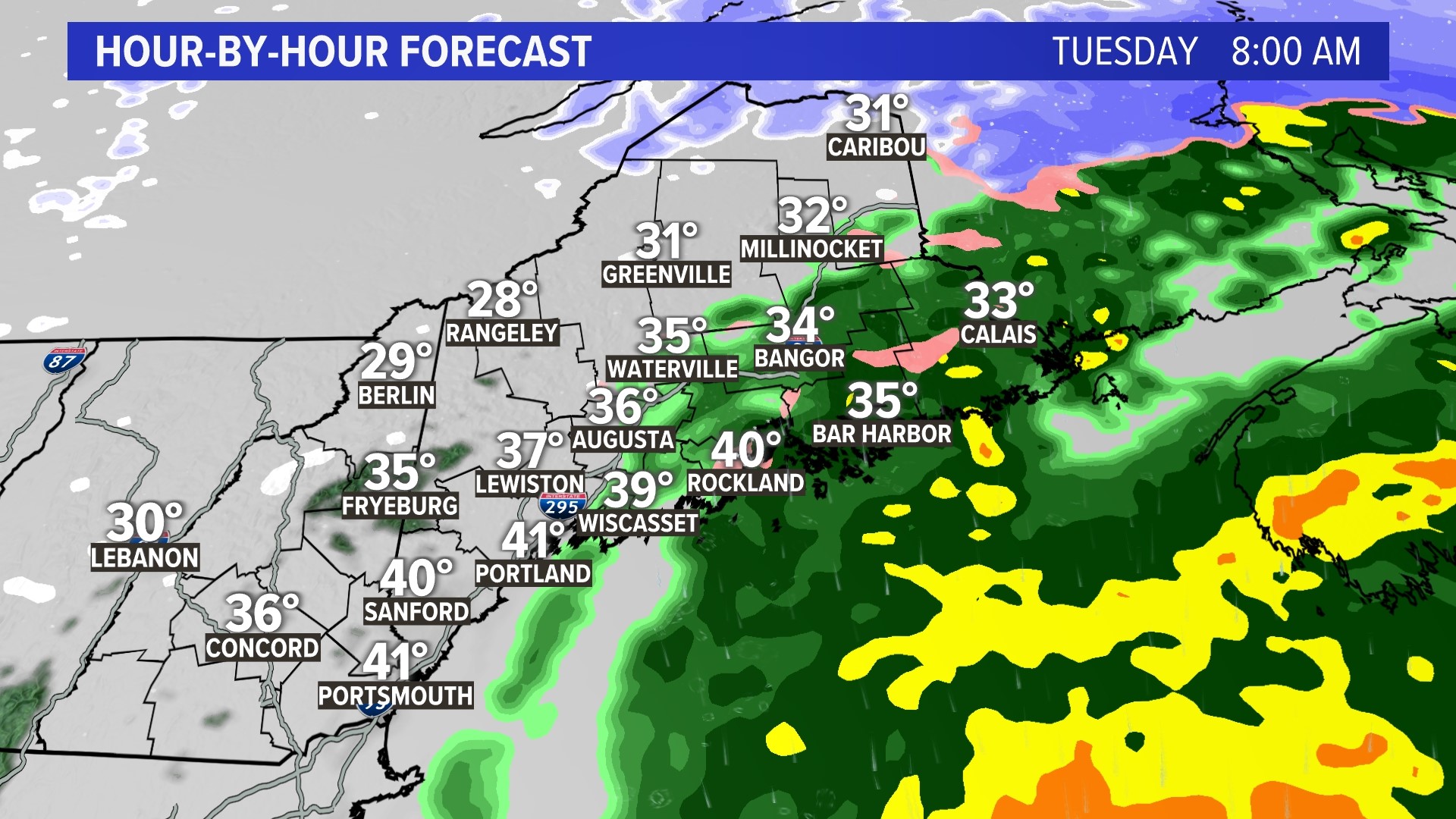 Light snow to start the week off in Maine | newscentermaine.com