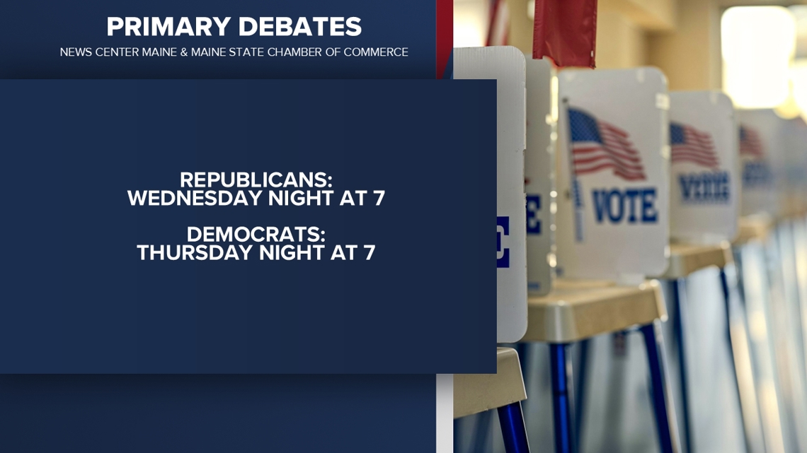 How to watch NEWS CENTER Maine's gubernatorial primary debates