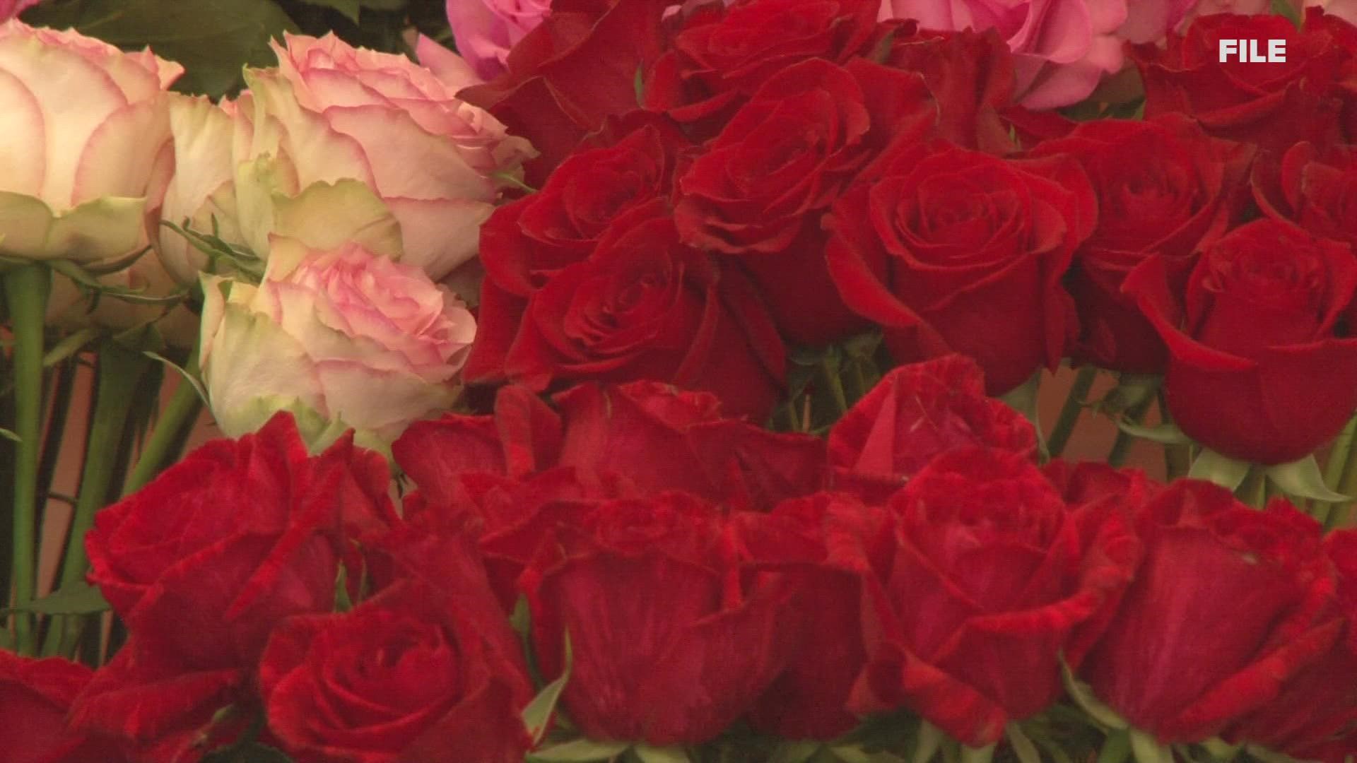 Some florists in Maine are having a hard time getting certain flowers, and the ones they have are pretty pricey.