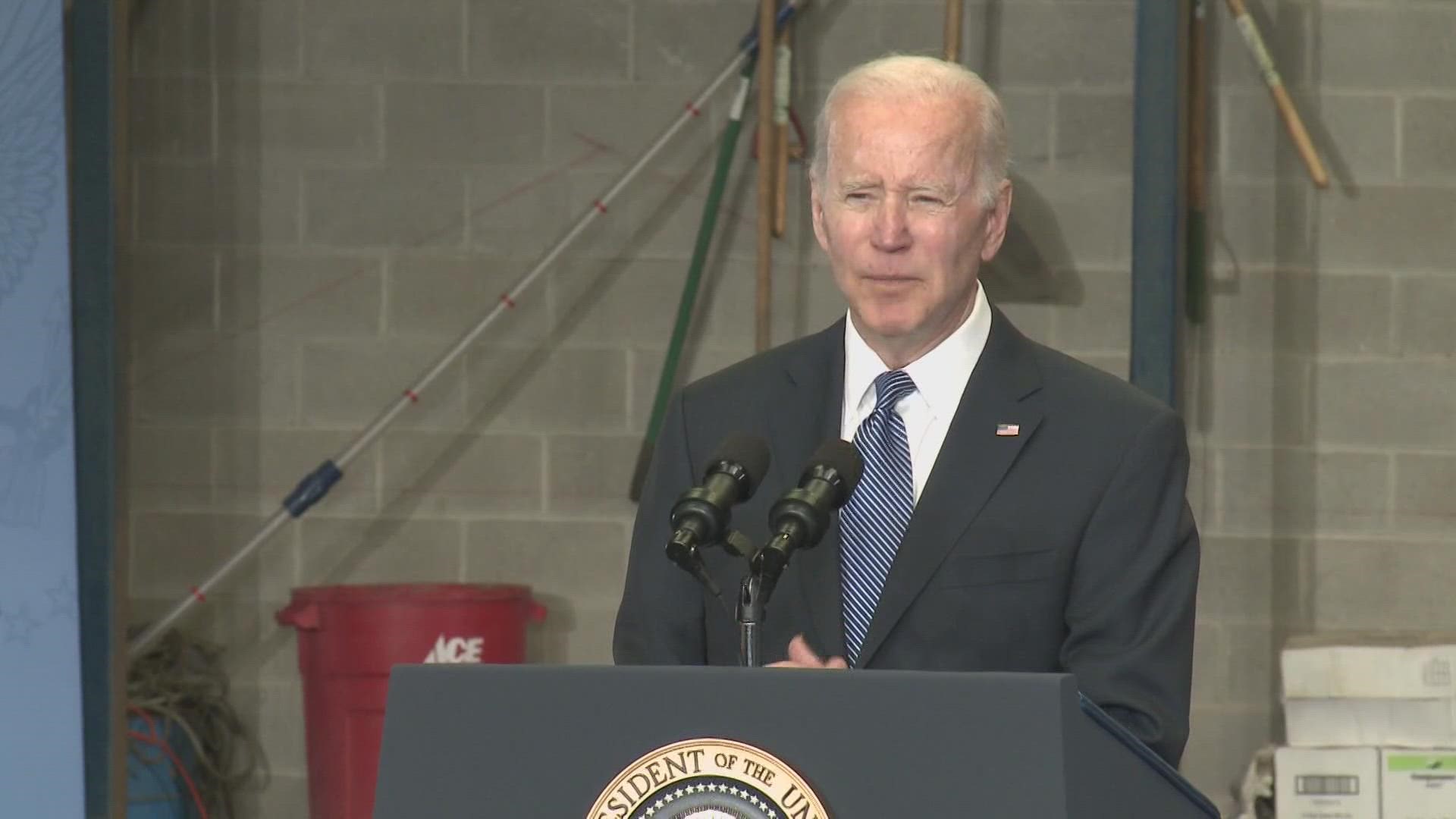 This was Joe Biden's second trip to New Hampshire as president.