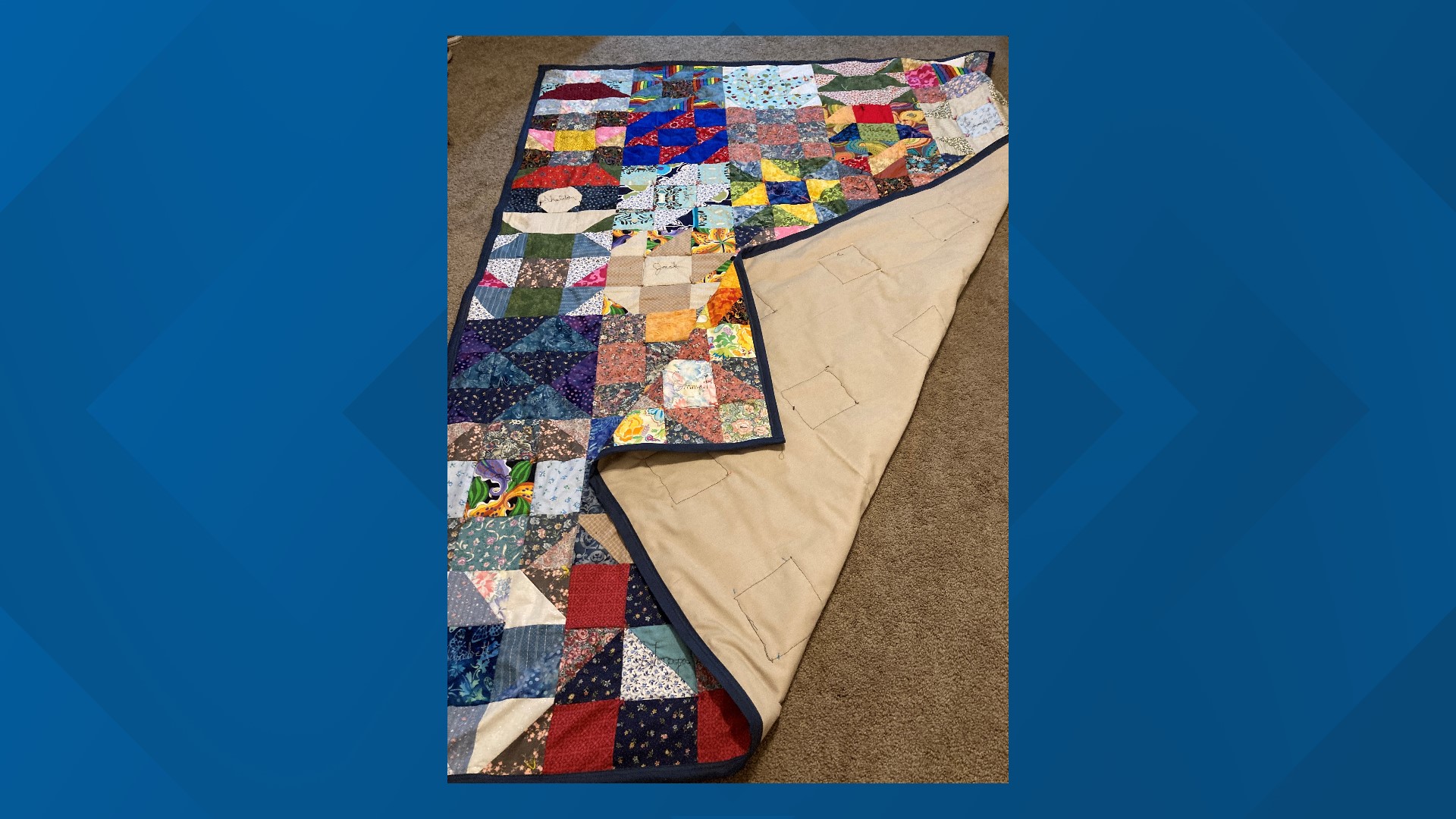 Maine students use math class to quilt for homelessness