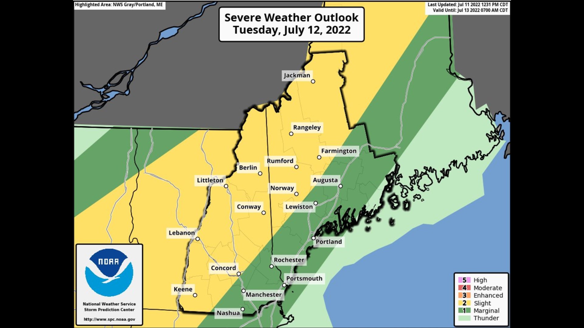 Weather Blog: Severe thunderstorm threat increases across ME ...