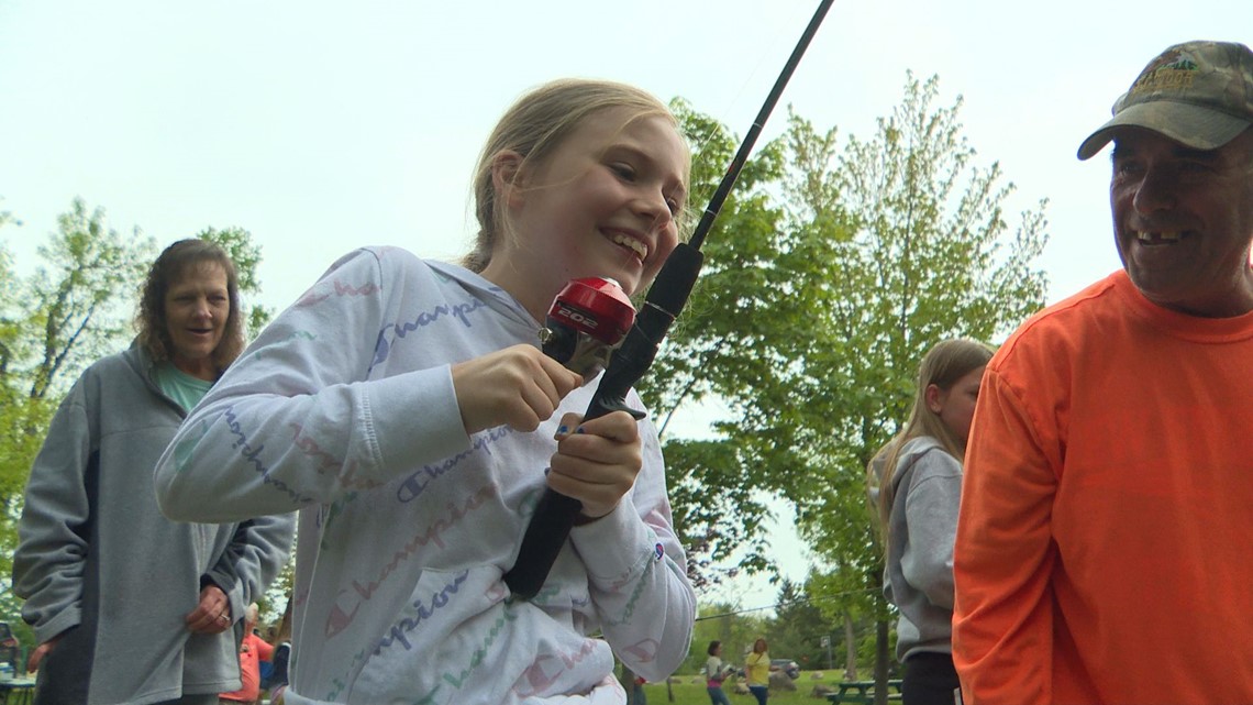 Dover-Foxcroft students learn to catch fish