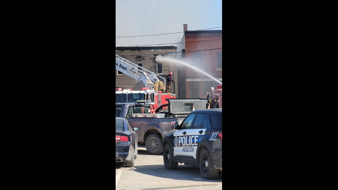 Downtown Houlton apartment building a total loss after fire