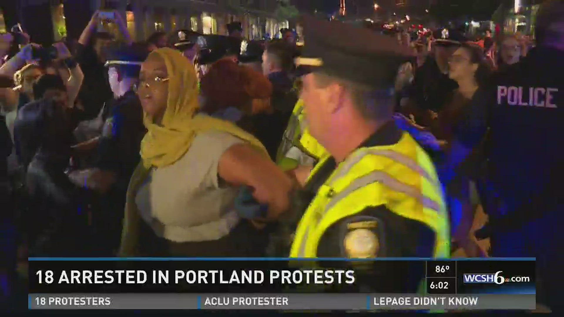 18 arrested in Portland protests