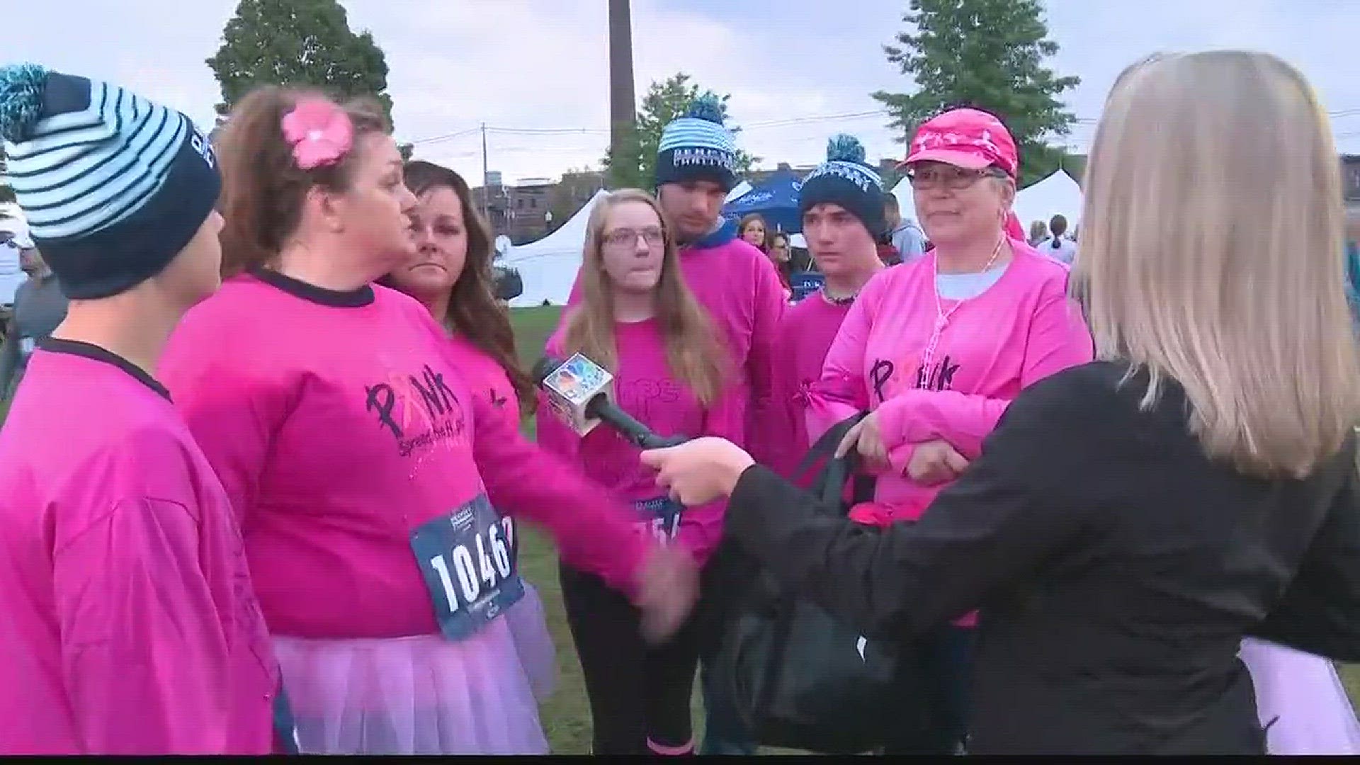 Group participates in Dempsey Challenge for Mom fighting cancer