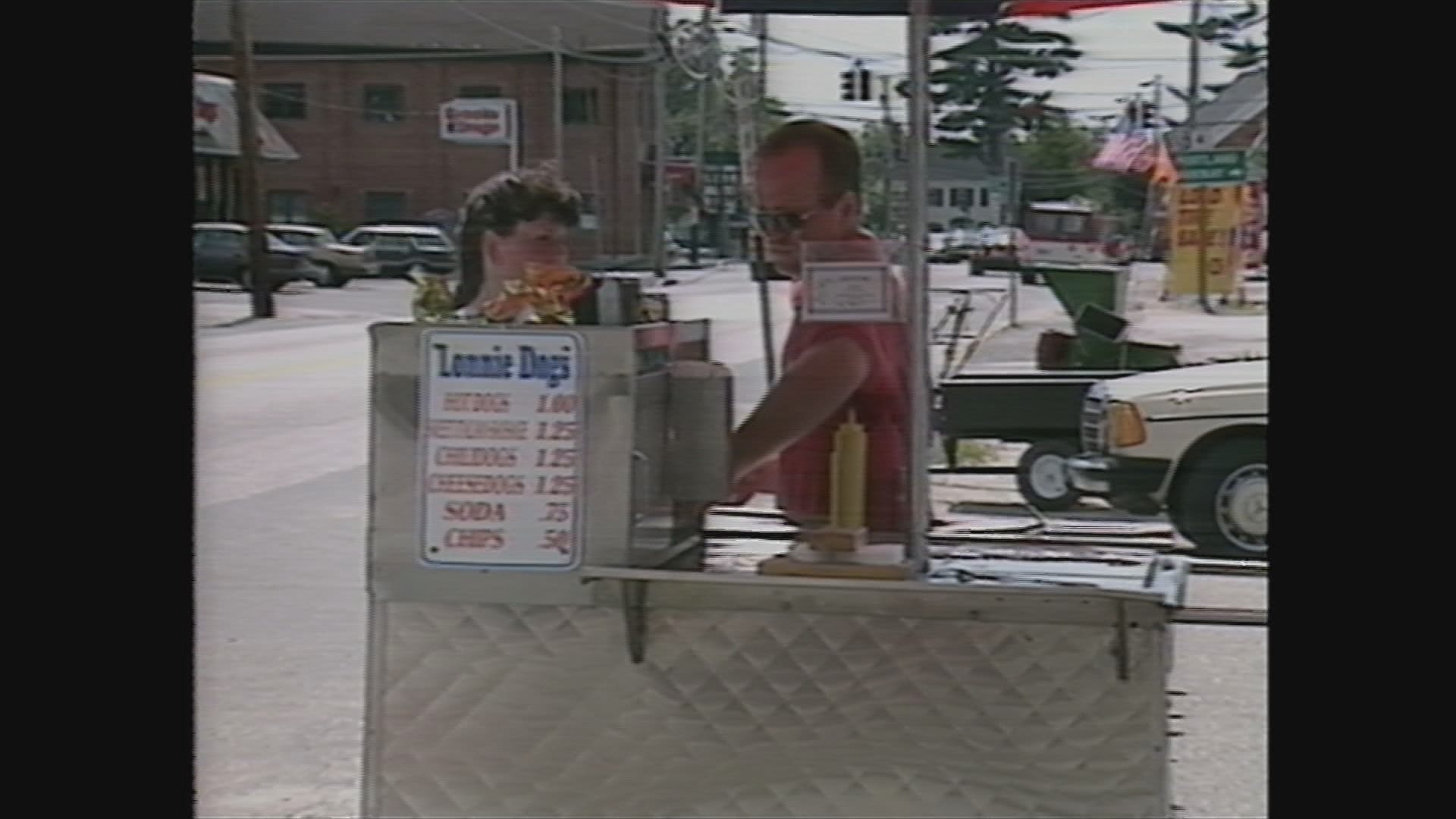 Lonnie Dogs in Gray 1992 story by NEWS CENTER Maine's Jane Skinner