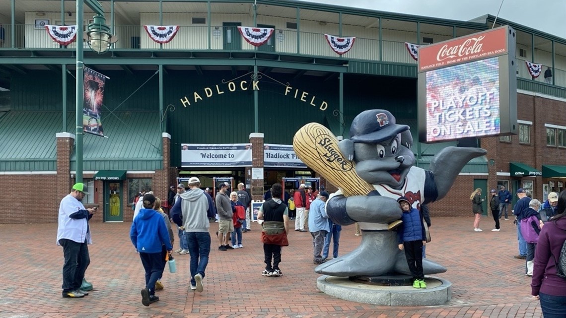 Here's our catch of the day! We know - Portland Sea Dogs