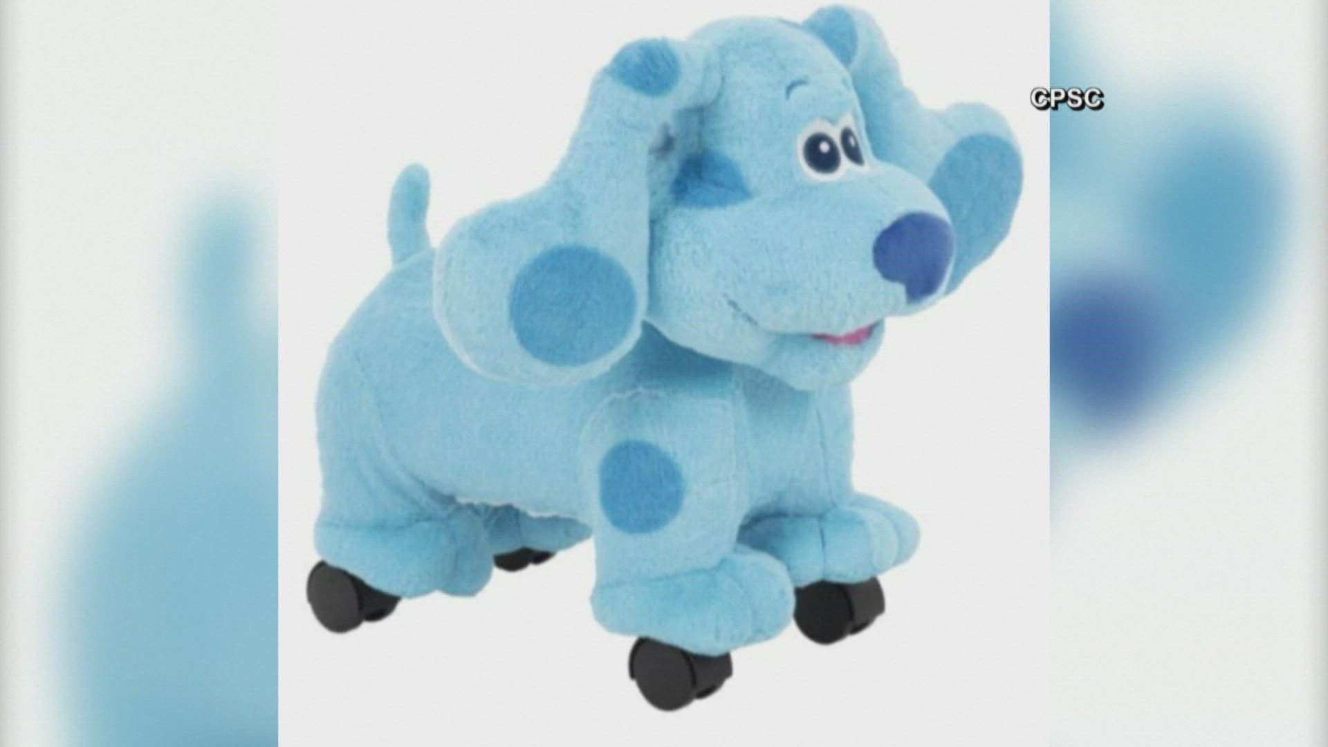 Huffy is recalling several "Blue's Clues" toys because they could cause children to fall and hurt themselves.