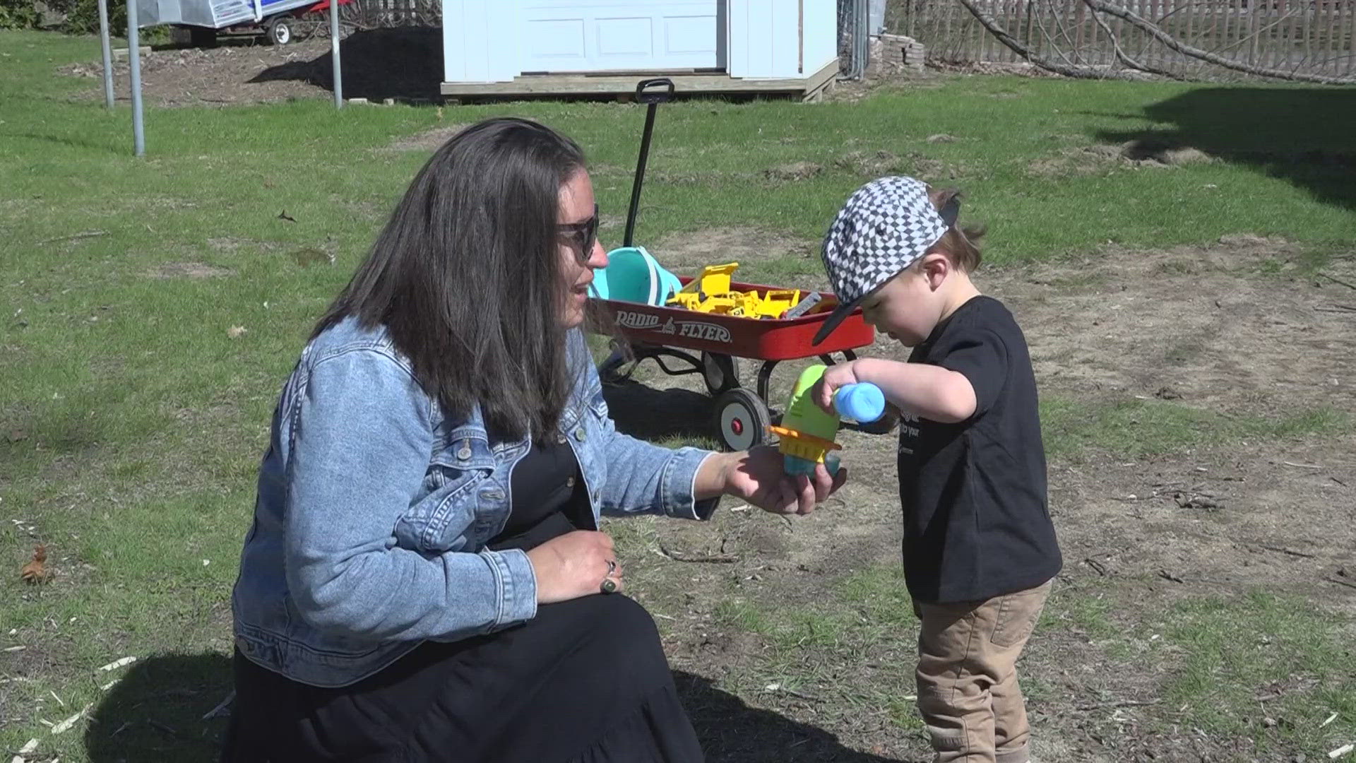 April Tardiff and her son, Grayson, from Old Orchard Beach are planning to take part in the Strolling Thunder event with families from across the country.