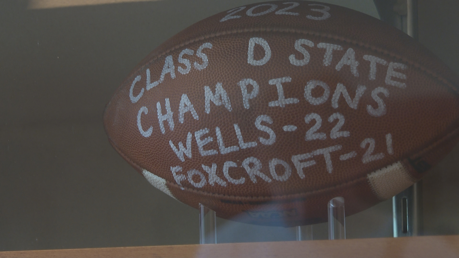 Varsity Club Wells High School senior cements football legacy