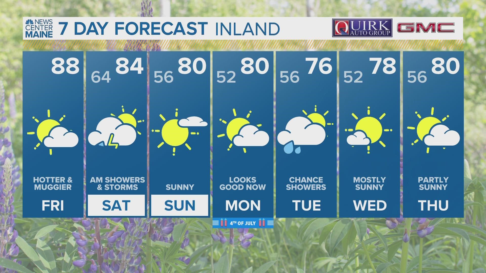 NEWS CENTER Maine Weather Video Forecast 07.01.22 Updated 6:30am