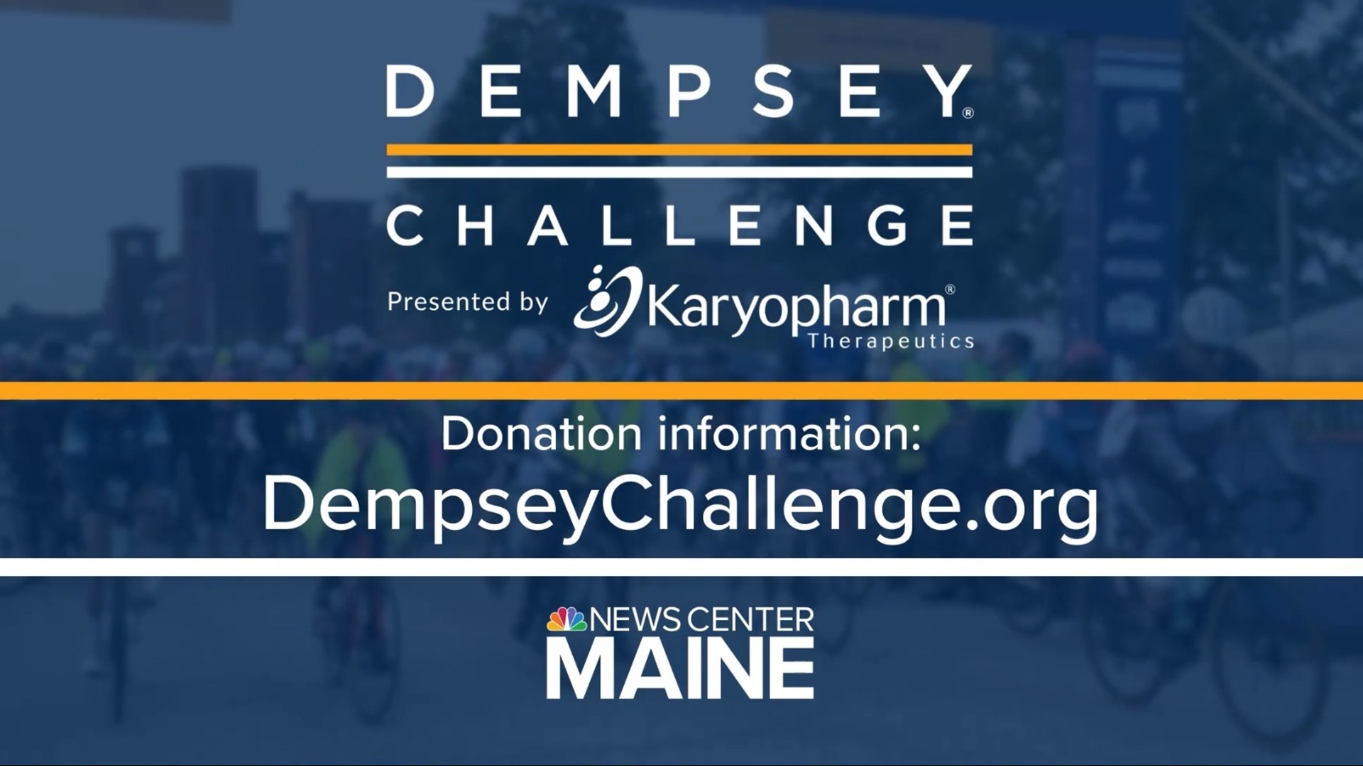 The Dempsey Center will be able to help so many more people who are impacted by cancer due to your donations. You can still donate at: dempseychallenge.org
