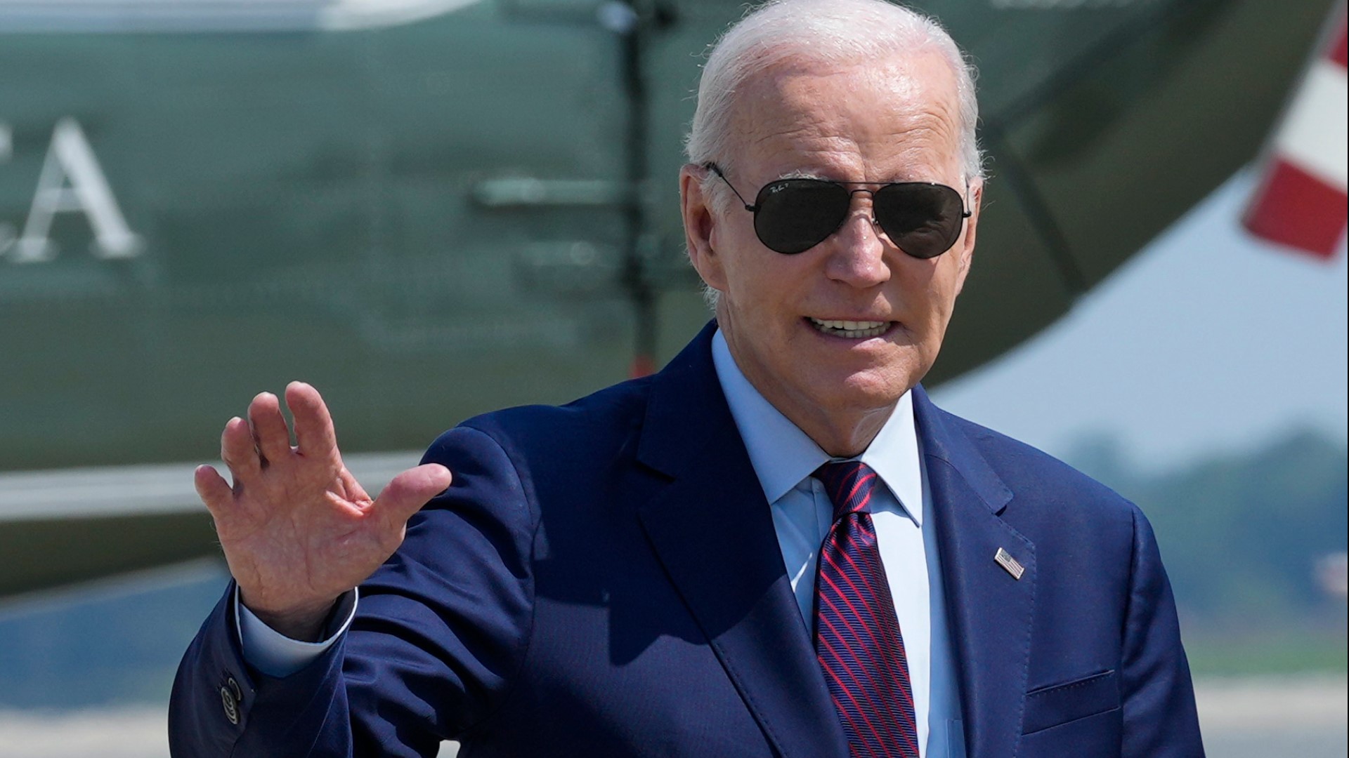 Biden pointed to inflation statistics that showed the U.S. has the lowest rate of price increases among the world's biggest economies.