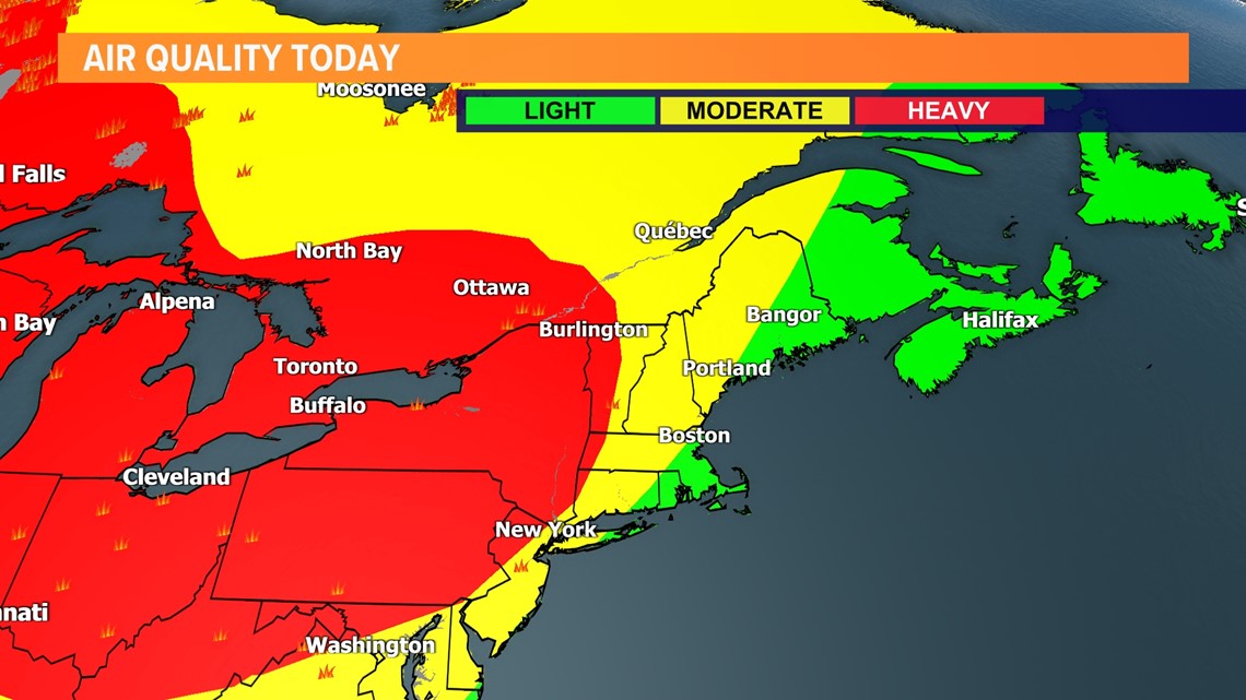 Maine Weather Forecast Air Quality And Humidity Newscentermaine Com