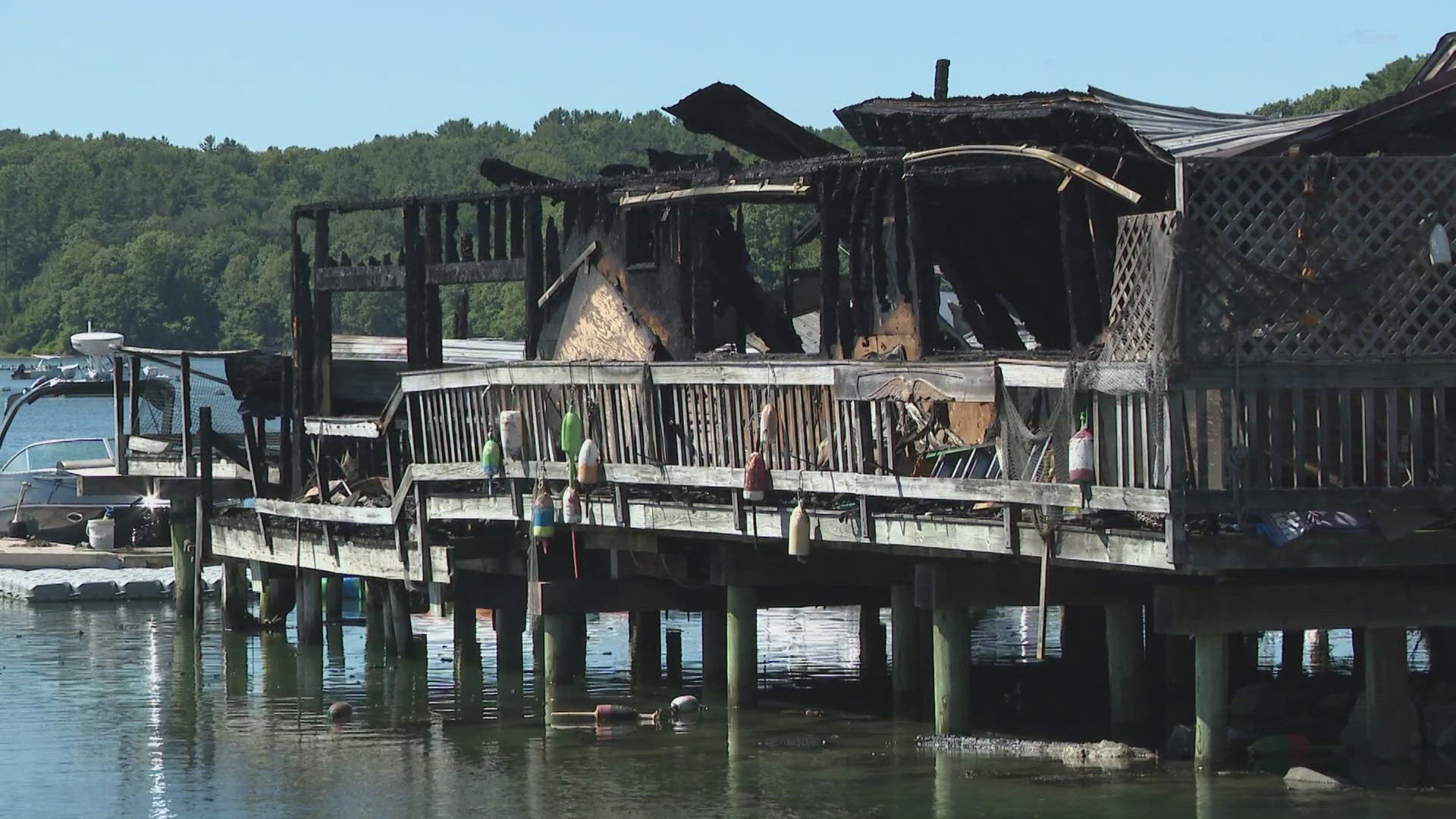 A major fire Sunday swept through the Schooner Landing Restaurant and Marina. Despite the devastation, there is a sense of resilience among the community.