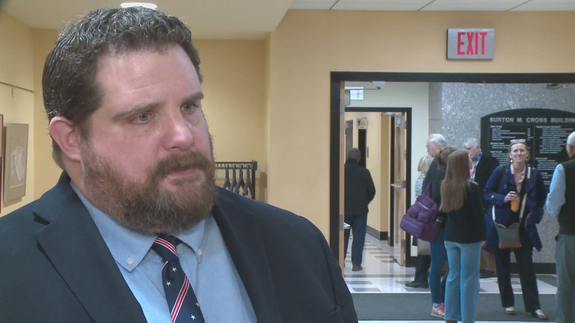 Republican John Andrews resigned from his seat in the Maine House, saying he can't be a part of anything that supports Austin Theriault.