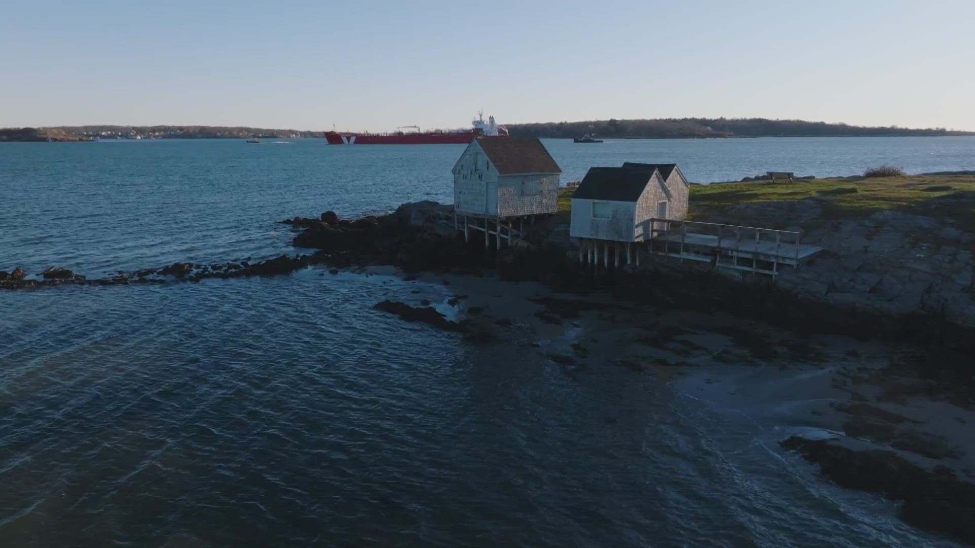 The South Portland Historical Society said it has raised more than $3,000 so far to restore the shacks.