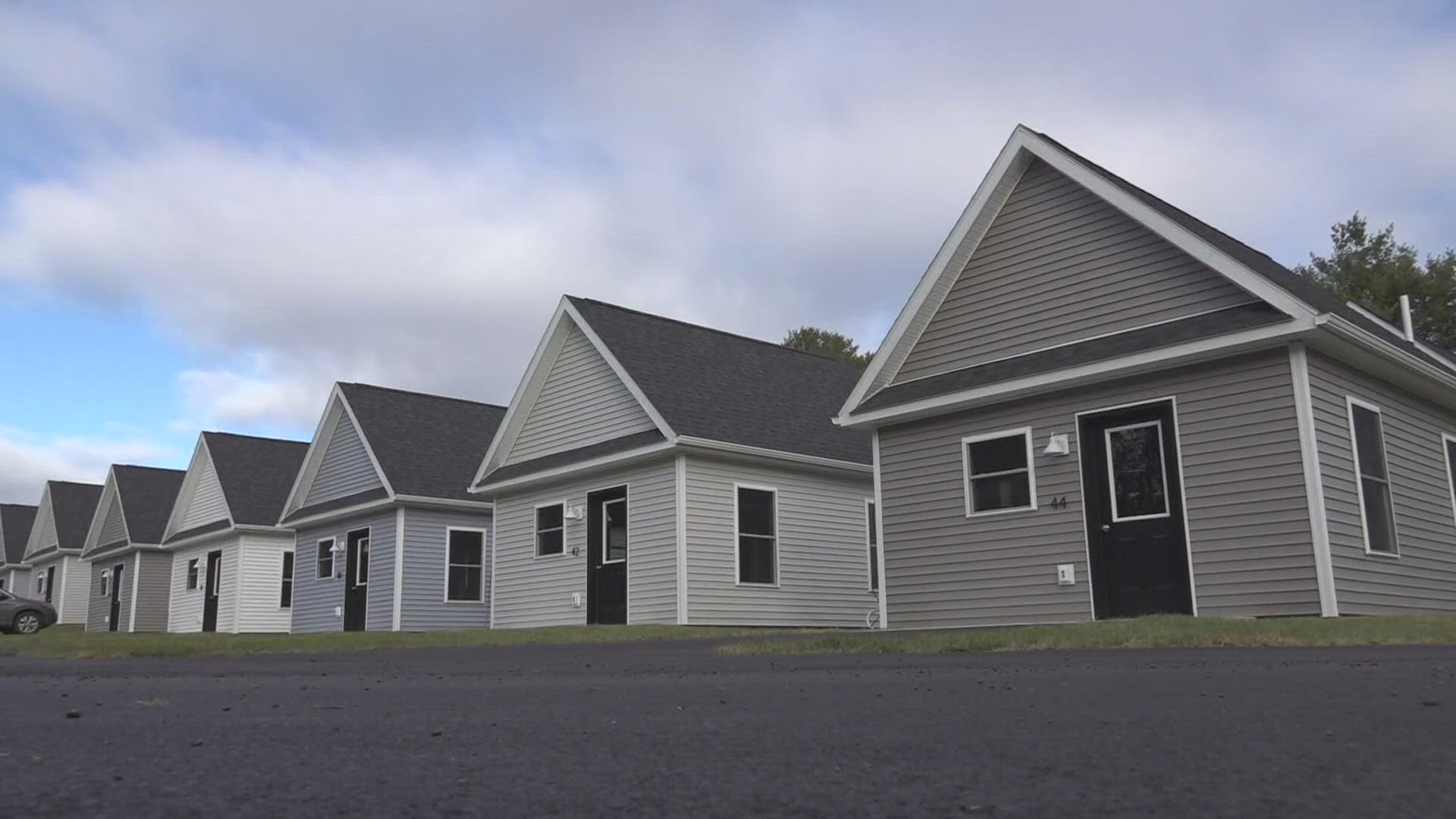 Randall Park in Bangor is now accepting applications for 30 tiny homes, which will be available to rent starting next month.