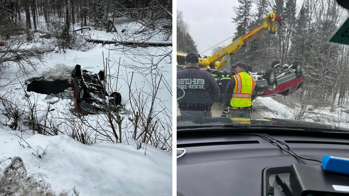 Man, 66, found dead in vehicle after crash in Clinton, Maine