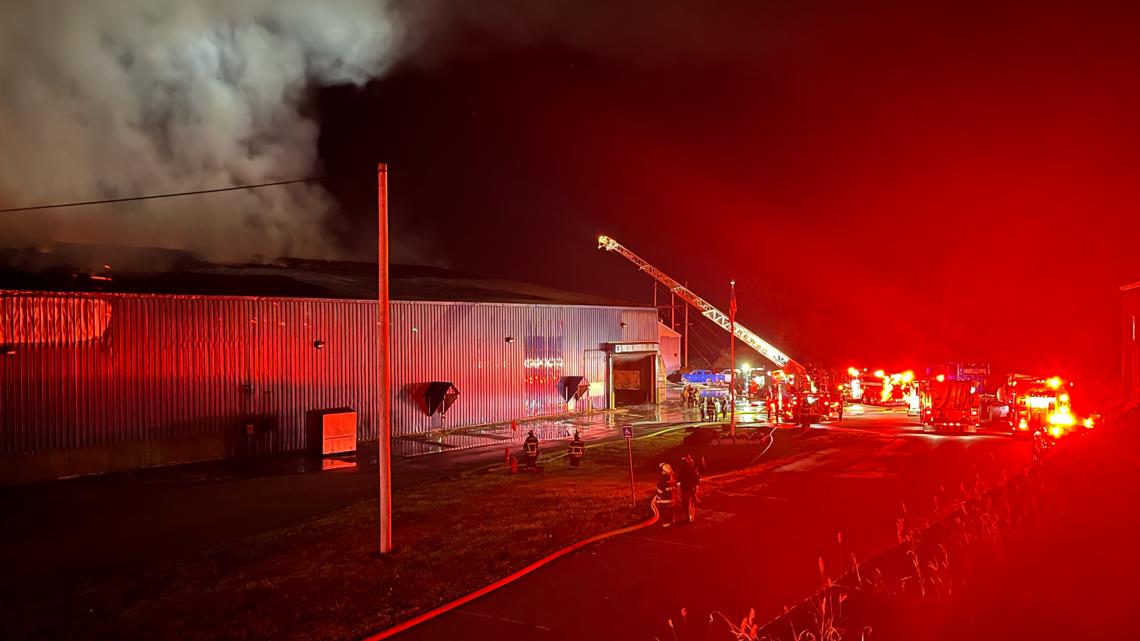 Crews respond to fire at former PERC facility in Orrington ...