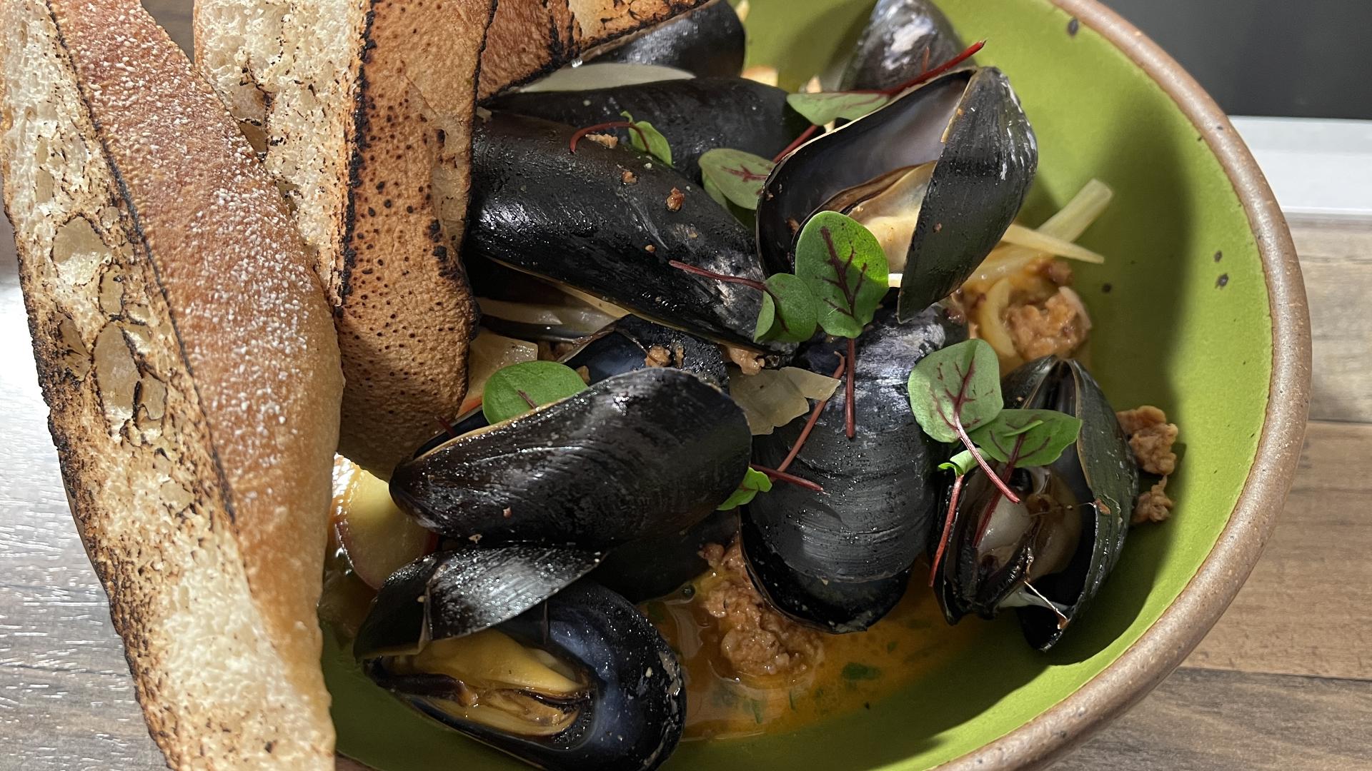 This recipe for one-pan mussels can be ready to eat in just a few ...