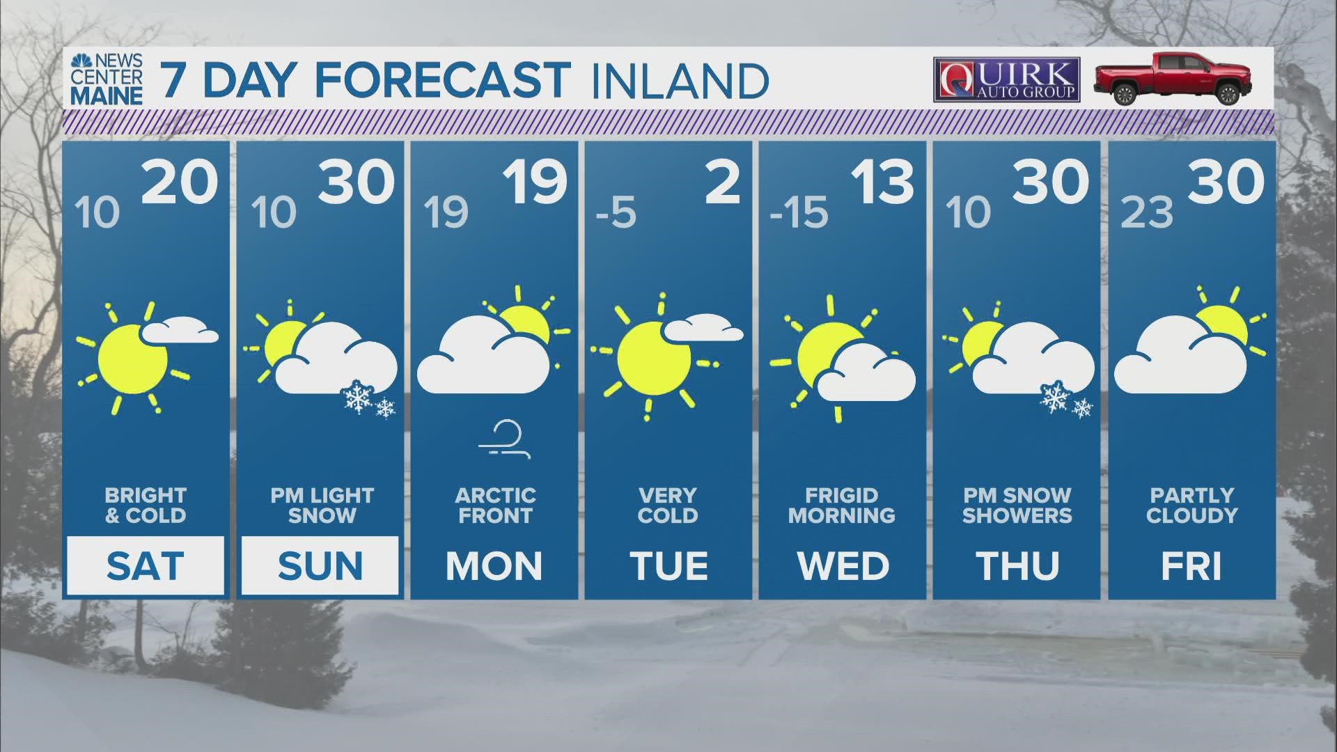 NEWS CENTER Maine Weather Video Forecast