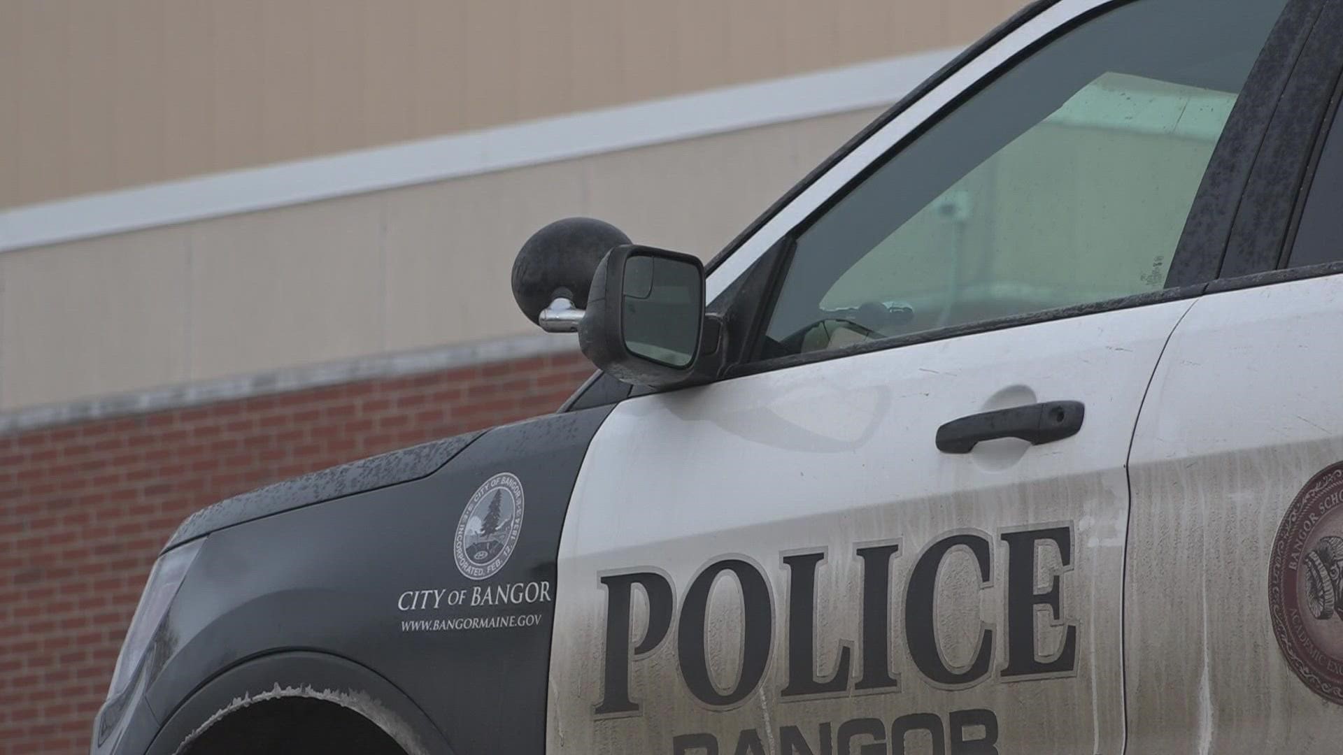 Police are looking into a threat written in a bathroom at Bangor High School.