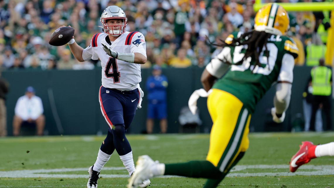 Patriots down to 3rd-string QB Bailey Zappe as Brian Hoyer ruled