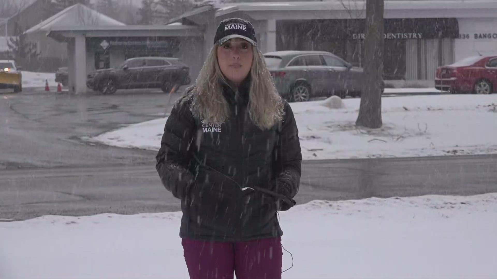 We checked in with Carly D'Eon in Bangor for the latest weather update.