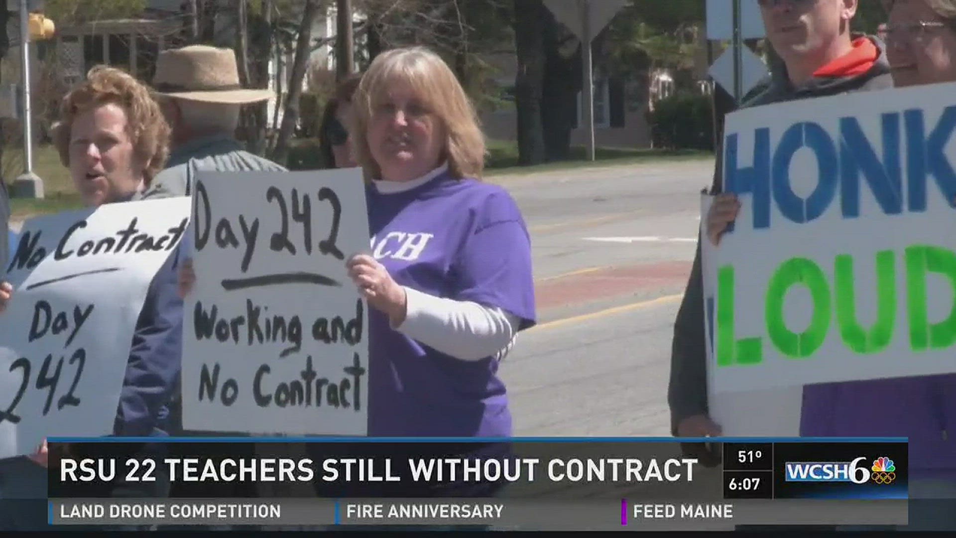 RSU 22 teachers hold solidarity rally, still without contract