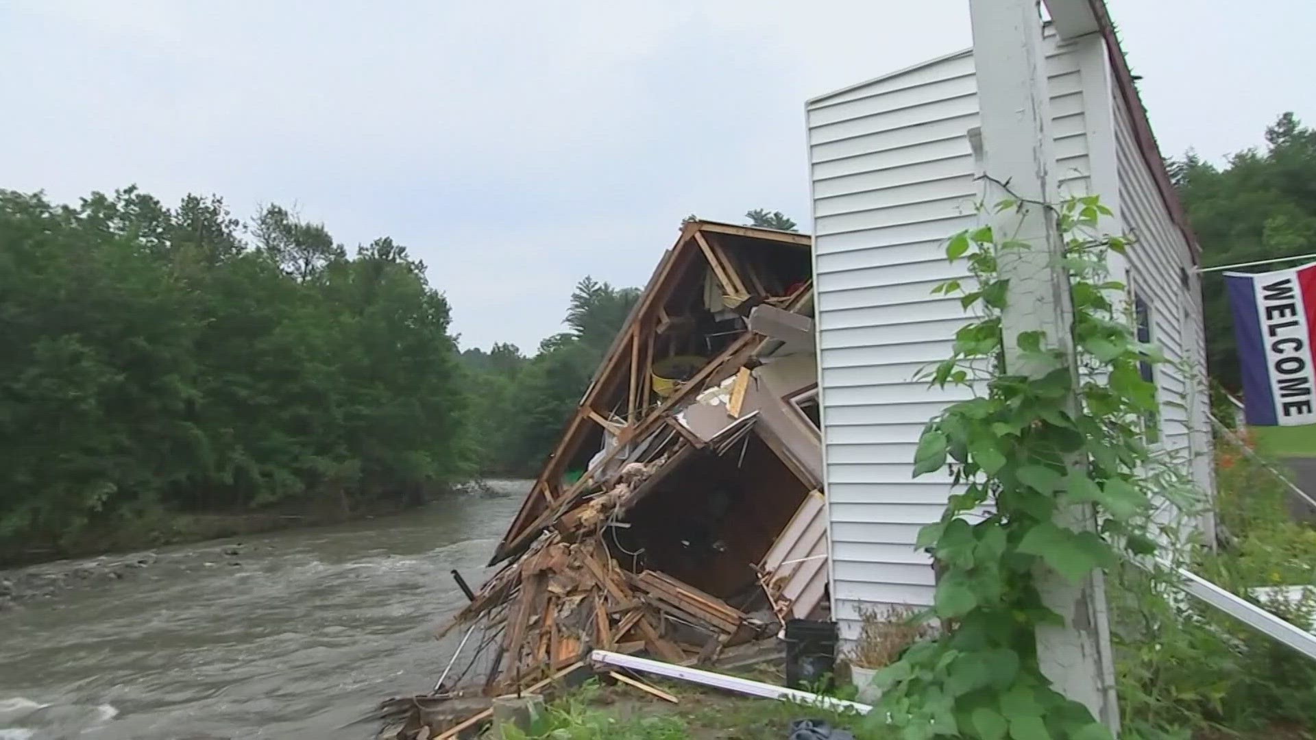 FEMA officials visited Vermont to see the damage firsthand.