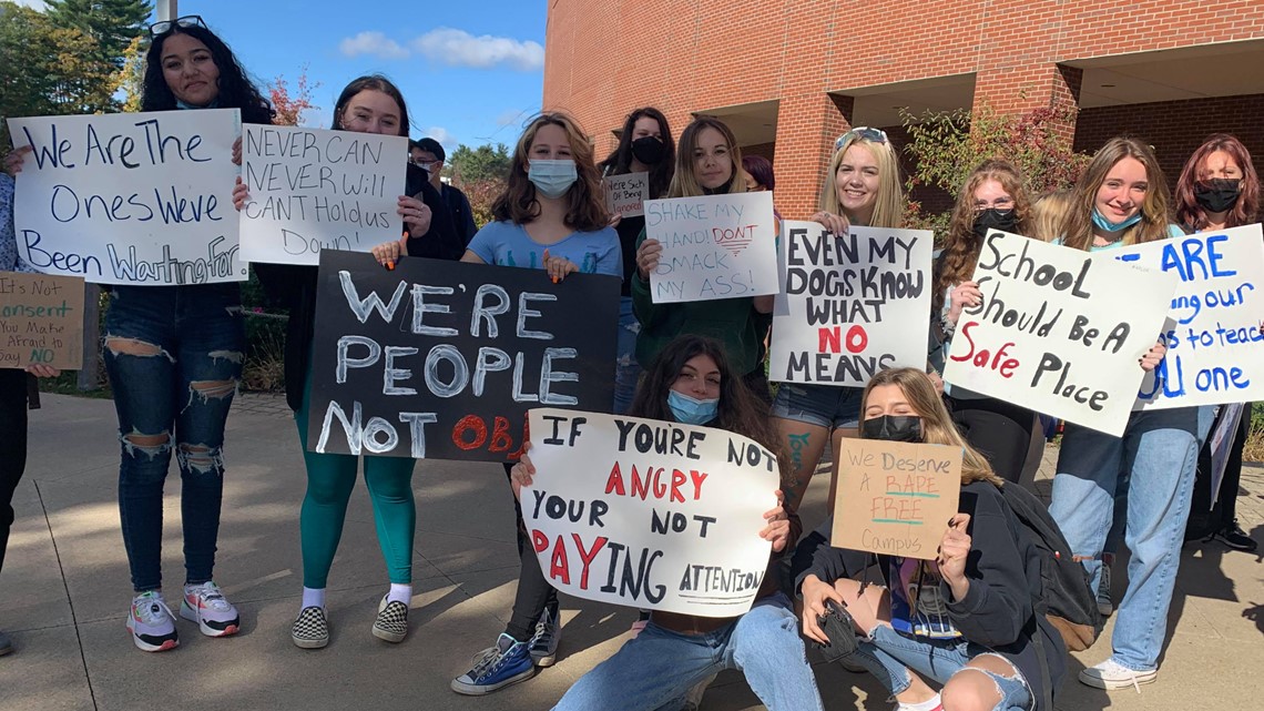 Camden Hills High School, Maine, students protest sexual assault - Vimarsana News