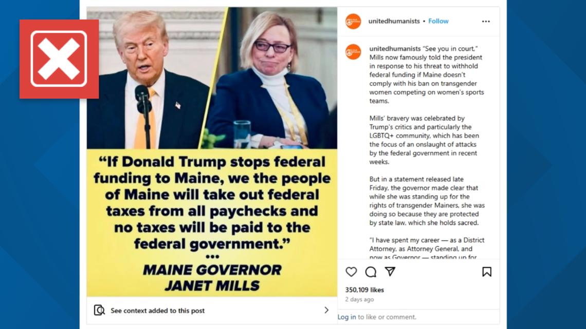No, Maine is not taking out federal taxes from paychecks