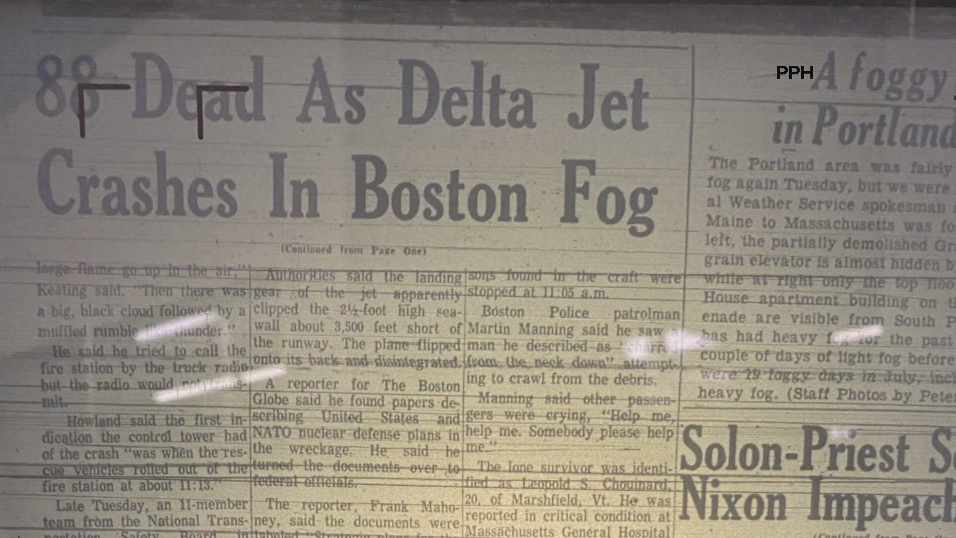 The tragic event took place on July 31, 1973, at Boston Logan International Airport.