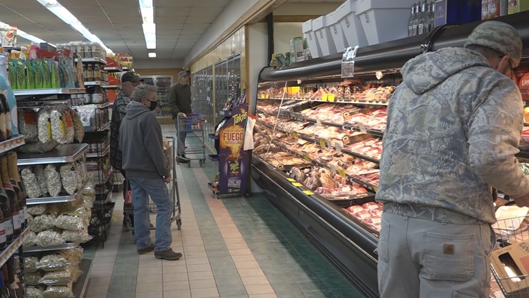 Mainers shopping local, preparing for blizzard