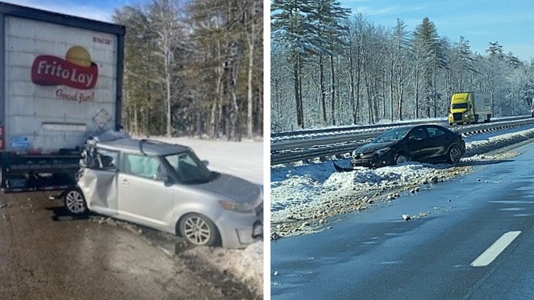 Crash on Maine Turnpike in Saco leaves driver with minor injuries