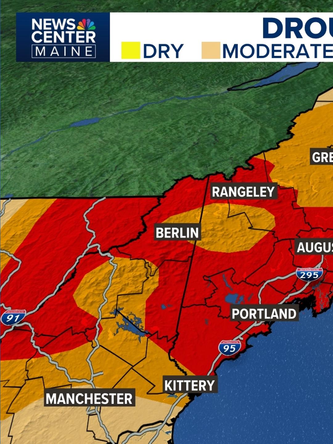 'Extreme' drought conditions expand in Maine despite recent rainfall ...