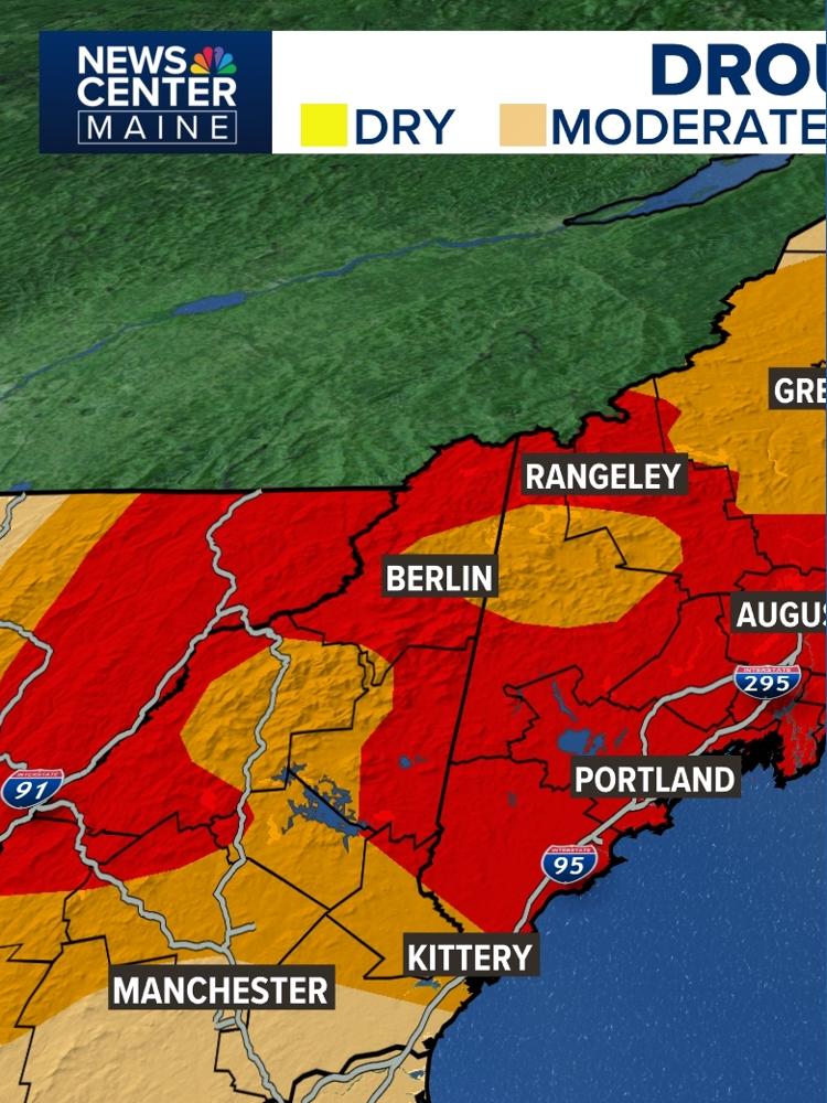 'Extreme' drought conditions expand in Maine despite recent rainfall ...