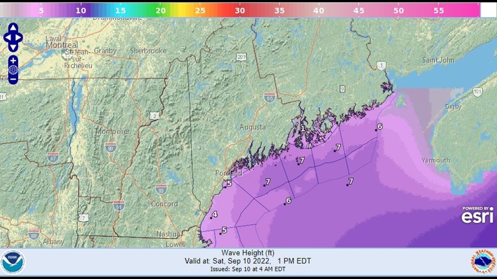 Hurricane Earl Maine surf likely dangerous this weekend