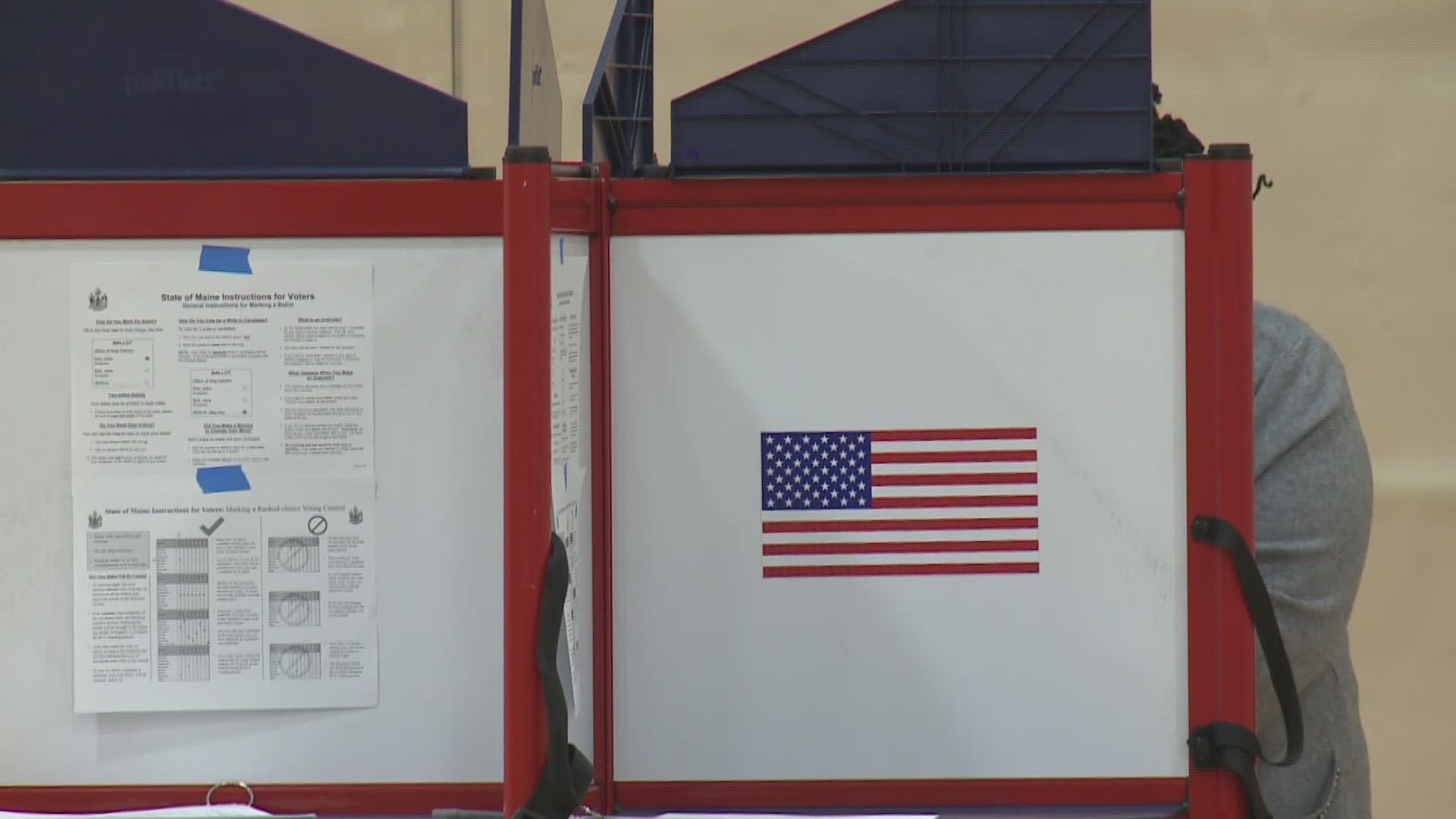 The Maine secretary of state's office said nearly 62 percent of eligible voters cast a ballot.