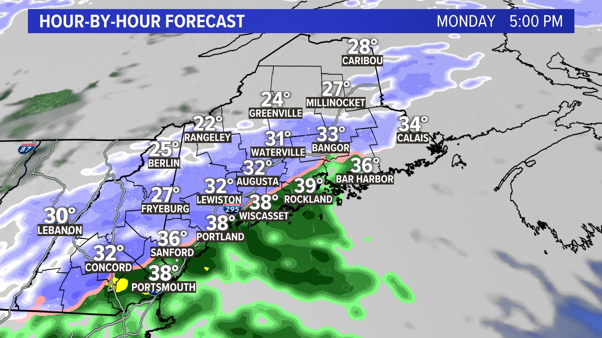 Light snow to start the week off in Maine | newscentermaine.com