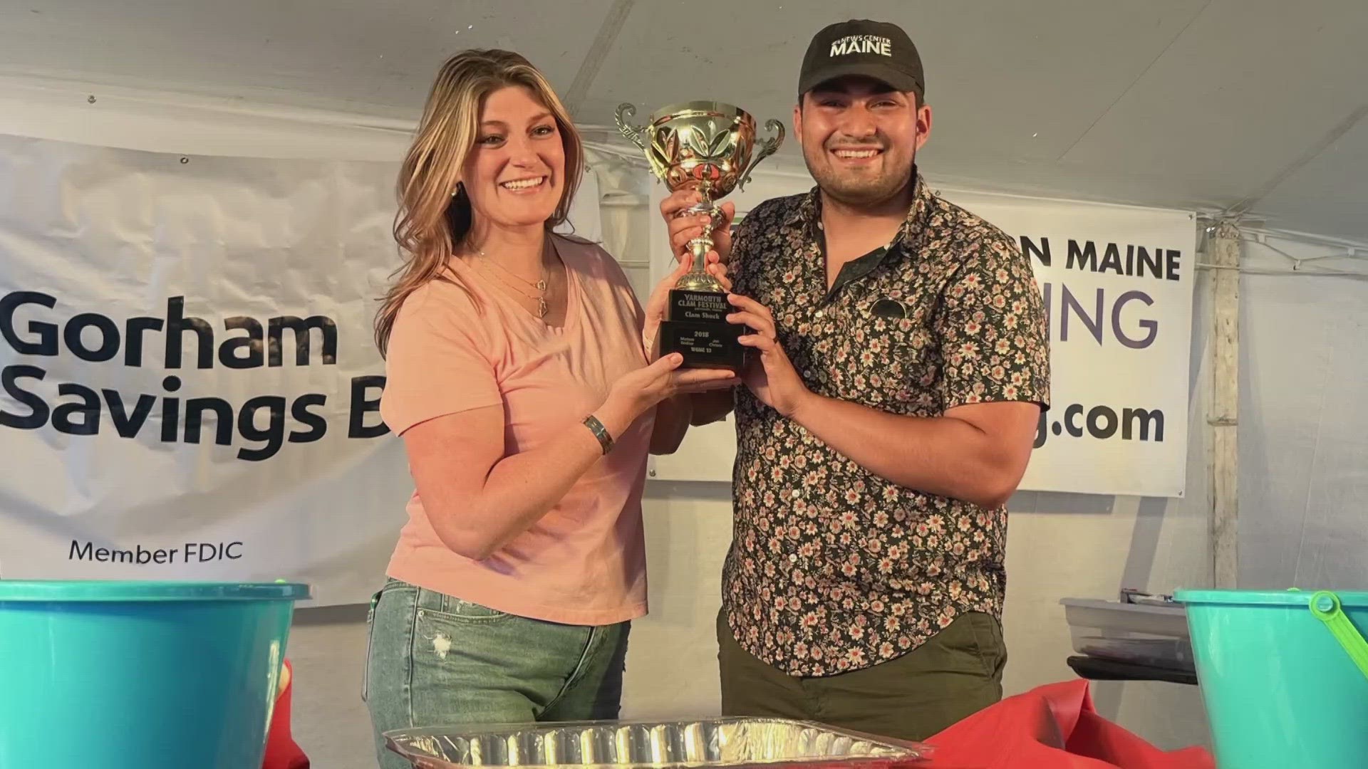 NEWS CENTER Maine is once again the champion of the Yarmouth Clam Festival clam shucking contest!